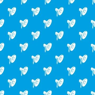 Professional studio light pattern seamless blue Stock Illustration