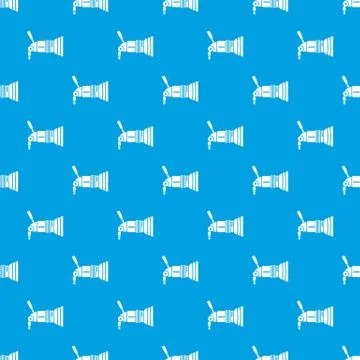 Professional studio light pattern vector seamless blue 스톡 일러스트