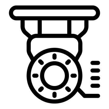 Professional studio lighting equipment hanging from ceiling Stock Illustration