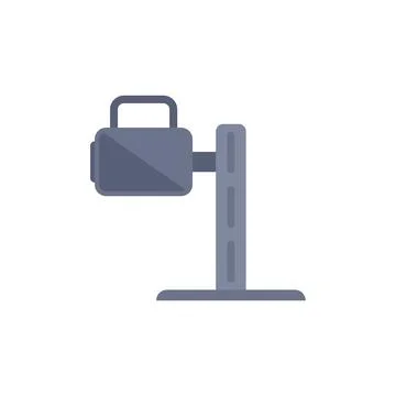 Professional studio lighting equipment standing on tripod Stock Illustration