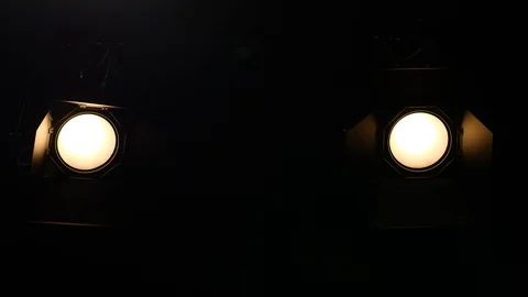 Professional Studio Lights Being Turned ON  스톡 동영상 92786460