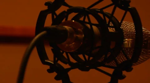 Professional Studio Mics HD Stock Footage 41235446