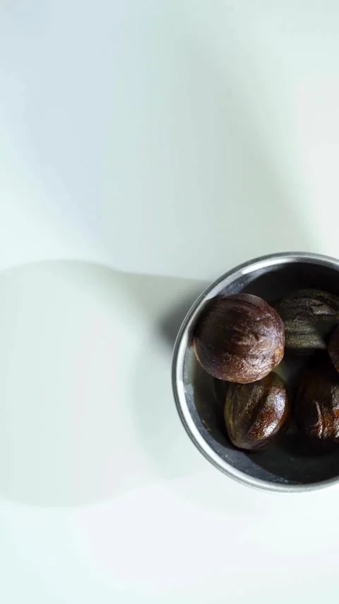 Professional Studio Shot Of Nutmeg For Creative Projects 库存影片 331764467