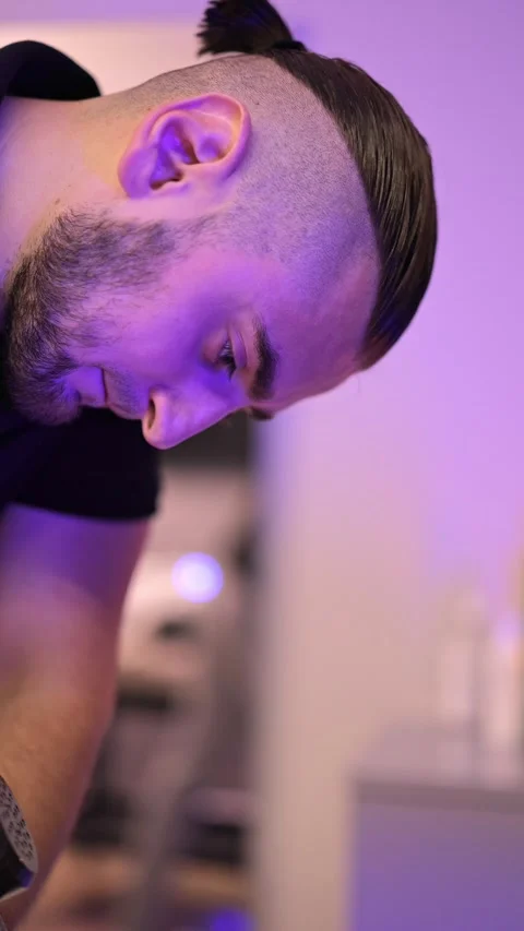 Professional Stylist Focused on Work Stock Footage 316766245