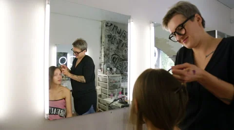 Professional stylists working on a way Stock Footage 68647731