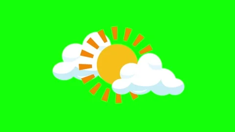 Professional Sun Shining Green Screen Element Stock-Footage 341337519