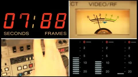 Professional tape recorder Stock Footage 8963844