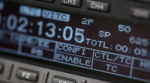 Professional tape recorder. Video stock 33596473