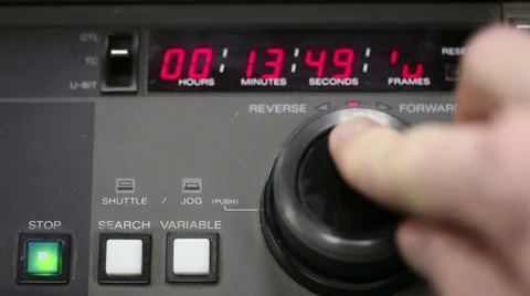 Professional tape recorder Stock Footage 33695756