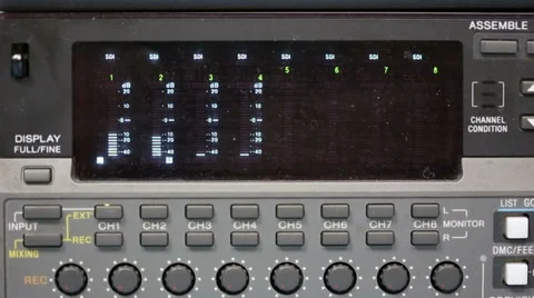 Professional tape recorder. Stock Footage 33697529