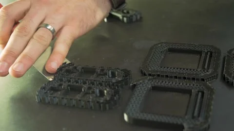A professional technician using scraper tool Stock Footage 155536844
