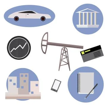 Professional tools of businessman イラスト素材