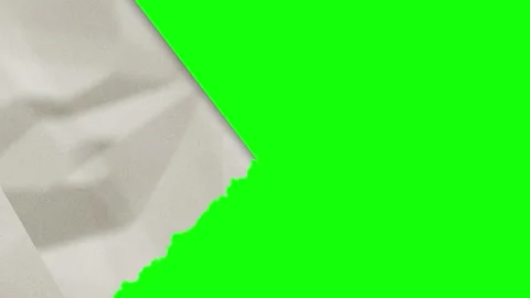 Professional Torn Dynamic Green Screen Element Stock Footage 345498456