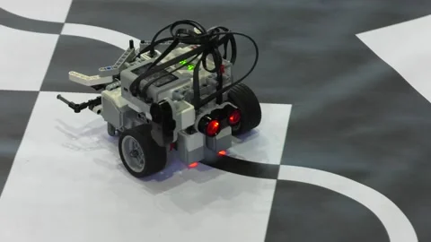 Professional toy RC models of robots radio control. Stock Footage 314963052