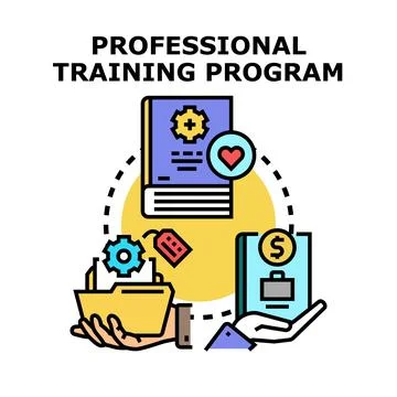 Professional training program offering skill development and career growth イラスト素材