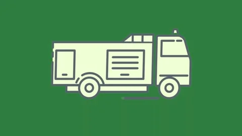 Professional Truck Looping Element Vidéo 338015608