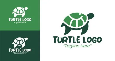 Professional Turtle Shell Logo with Elegant Aesthetic Stockillustratie