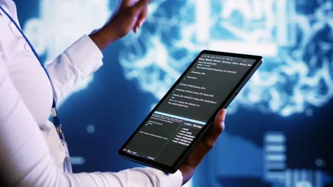 Professional updating AI systems Stock Footage 249562317