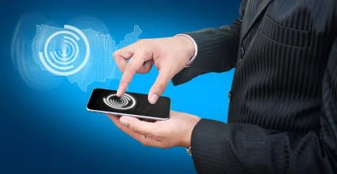 Professional using Phone Stock Photos