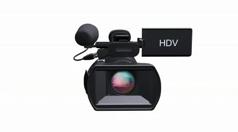 Professional video camera 스톡 동영상 836861