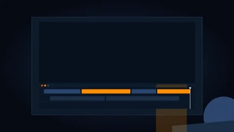Professional Video Post Production Interface with Timeline Clips and Color .. Видео 346130420