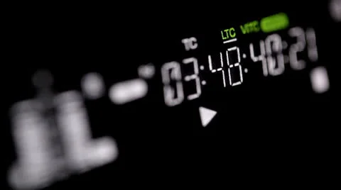 Professional video recorder. Focus pulling 2 Video stock 25302285