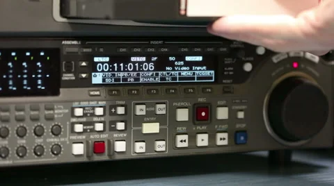 Professional video recorder Stock Footage 33595297