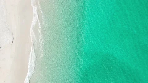 Professional video.Top-view in drone shot. Video of beach sea. Beautiful Stock-Footage 149488380