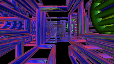 Professional VJ-loops for Projection Stock Footage 302715396