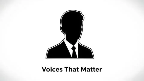 Professional voice representation Stock Illustration