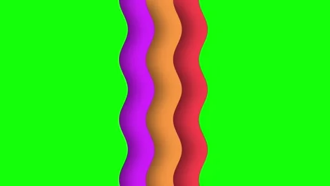 Professional Wave Professional Green Screen Element 스톡 동영상 339327972