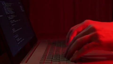 A Professional Web Developer Debugs The Program. An Experienced Programmer Encod Vidéo 132634213