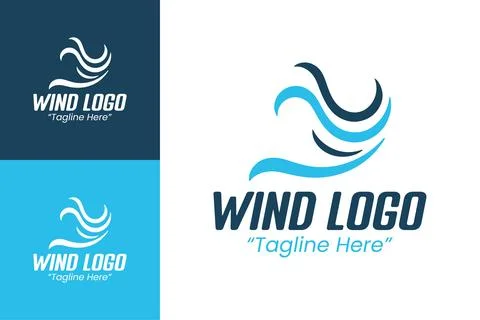 Professional Wind Logo Stock Illustration