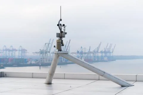 Professional wind speed meter Stock Photos