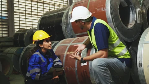 Professional woman engineer worker using digital tablet for working with co.. Stock Footage 242714525