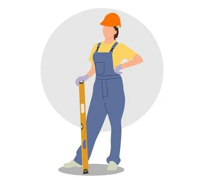 Professional woman worker Stock Illustration