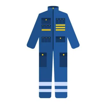 Professional work clothes. Vector illustration. Stock Illustration