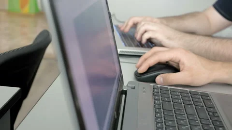 Professional work environment coworking space Stock Footage 65219851