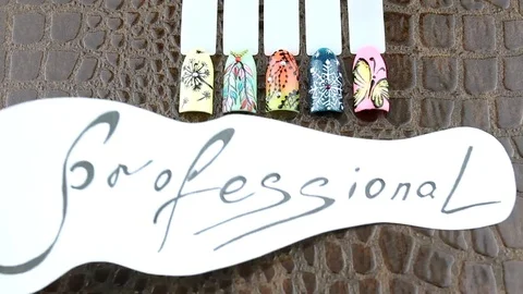 Professional work manicure Stock Footage 85456855