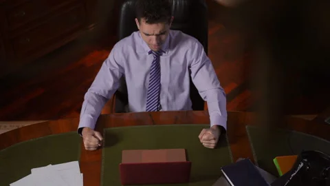 A professional working in a business environment while effectively using  laptop Stock Footage 291541949