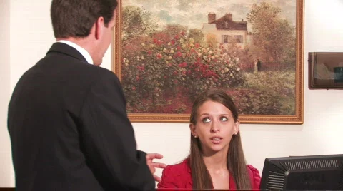 Professional Working at the Computer 스톡 동영상 504587