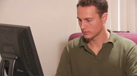 Professional Working at the Computer 스톡 동영상 504601