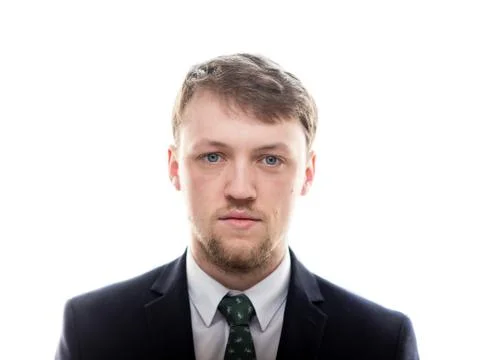 A professional young man looking into the camera Stock Photos