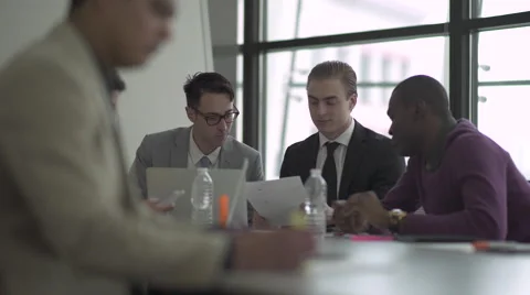 Professionals in a Meeting (3 of 7) Stock Footage 47654903