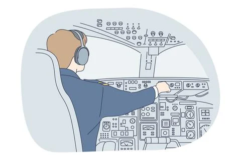 Professions, occupation, work concept Stock Illustration