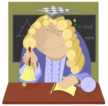 Professor Stock Illustration