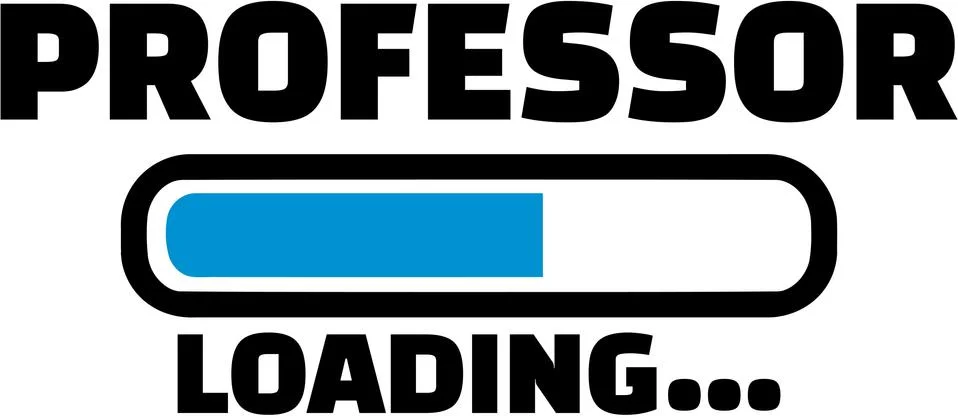 Professor Loading Stock Illustration