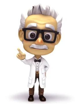 Professor normal attention Stock Illustration