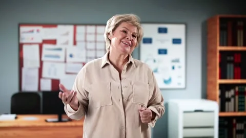 Professor Teacher Classroom Teaching Students Stock Footage 299958680
