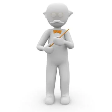 Proffesor Stock Illustration